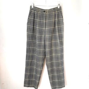 Pendleton Black and White Plaid Pants